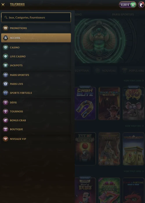 >Site Talismania Casino